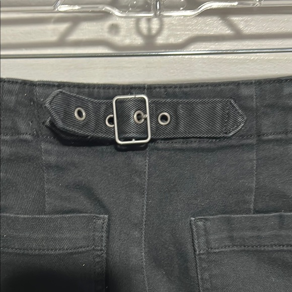 Gap Black High-Waisted Button-Fly Wide Leg Pants - Picture 6 of 13